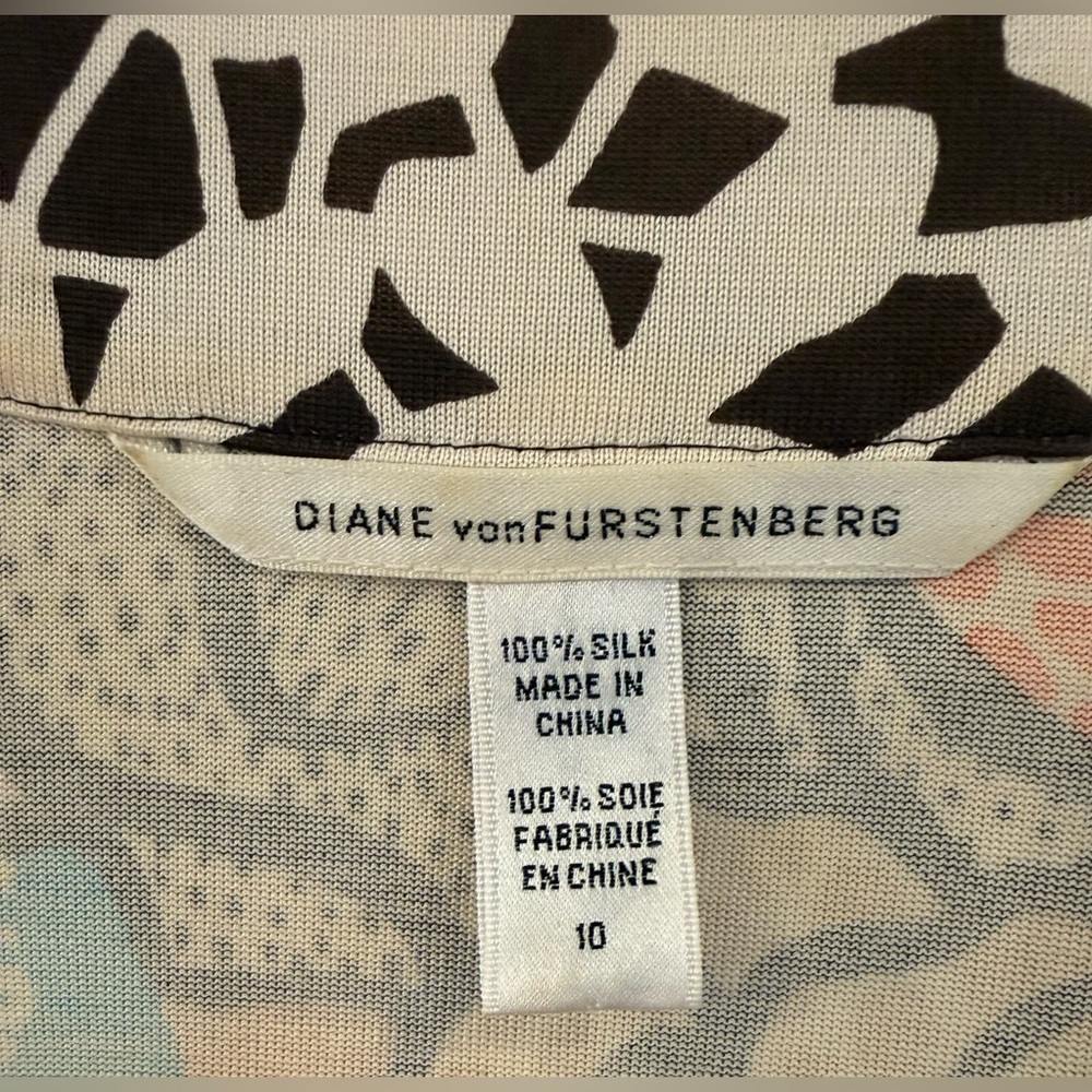 Diane Von Furstenberg Silk Wrap Dress - image 2